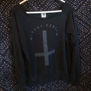 Lucky rebel sweater well worn no stains or holes great condition a favorite